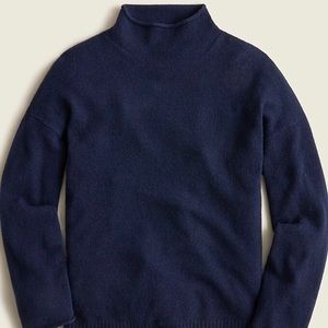 J.Crew 100% Cashmere Relaxed Rollneck Sweater 🎉